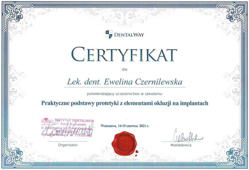 Bonding zębów kraków Ewelina Czernilewska