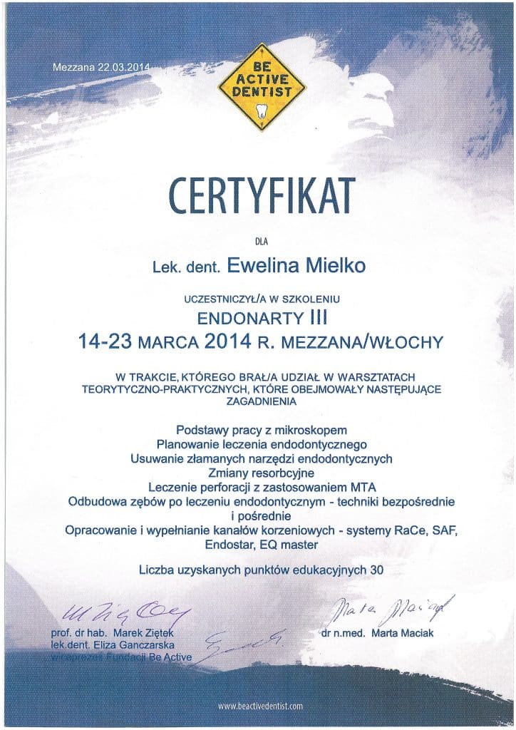 Bonding zębów kraków Ewelina Czernilewska