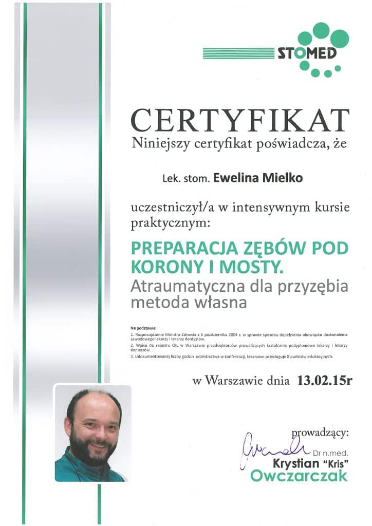Bonding zębów kraków Ewelina Czernilewska