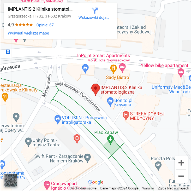 Implantis 2 Grzegórzecka 11