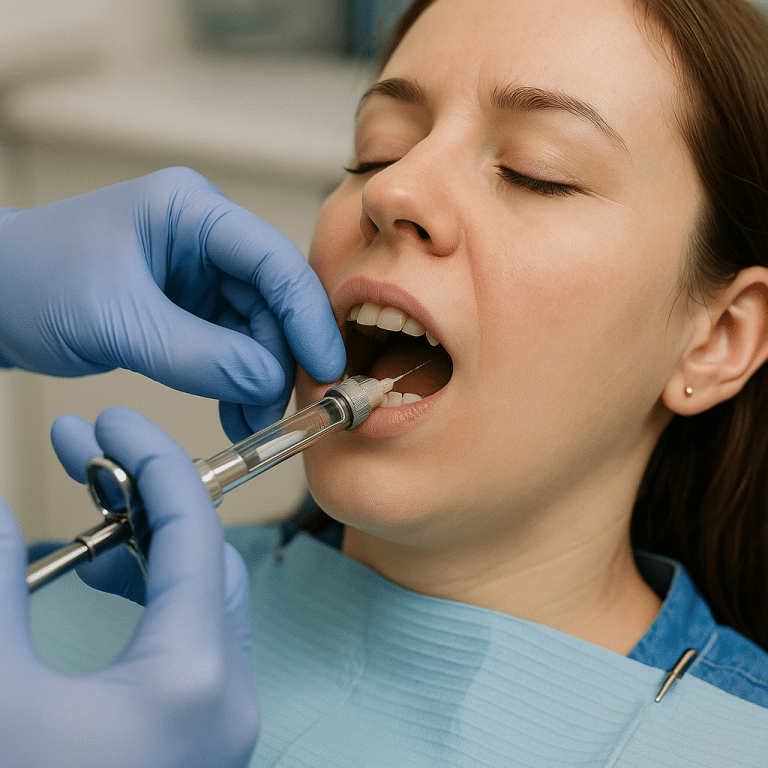 znieczulenie u stomatologa dentysty