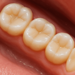 światłoutwardzalne wypełnienia zębów - efekt po zabiegu w klinice Implantis Kraków